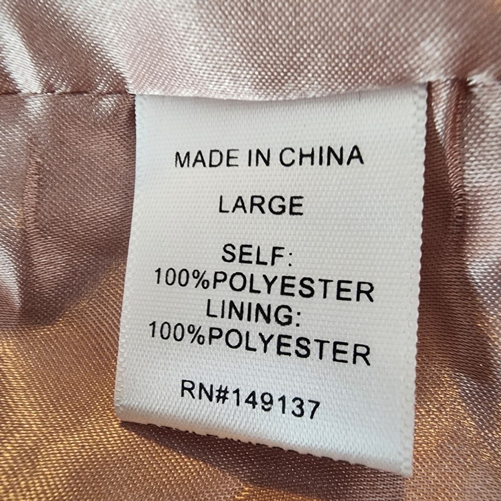 HYFVE Pink Plush Womens Coat L Waterfall Trench Fuzzy Cozy Jacket Cardigan Soft - Picture 10 of 13